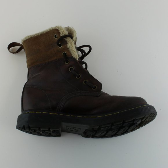 Dr Martens Brown Leather Wool Lining Boots (37 EU - 6 US) - Picture 7 of 11